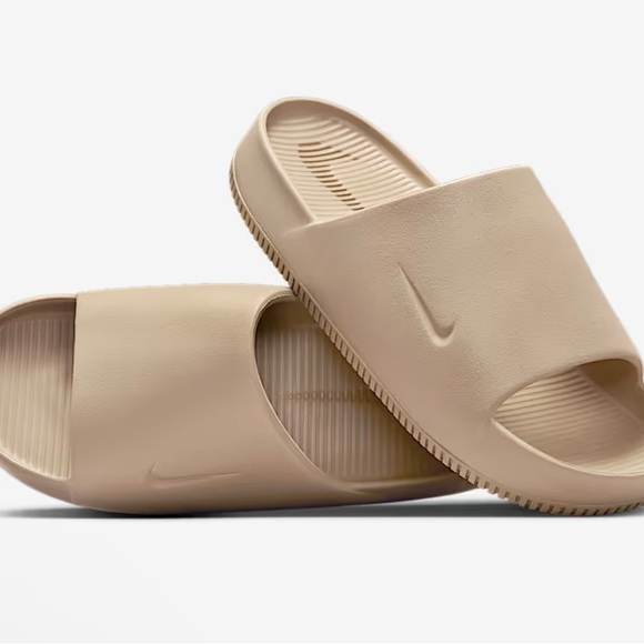 Nike Tan Slide Sandals - Picture 1 of 10